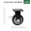 4/5/6/8 Inches Double Bearing Industrial Fixed PU Caster